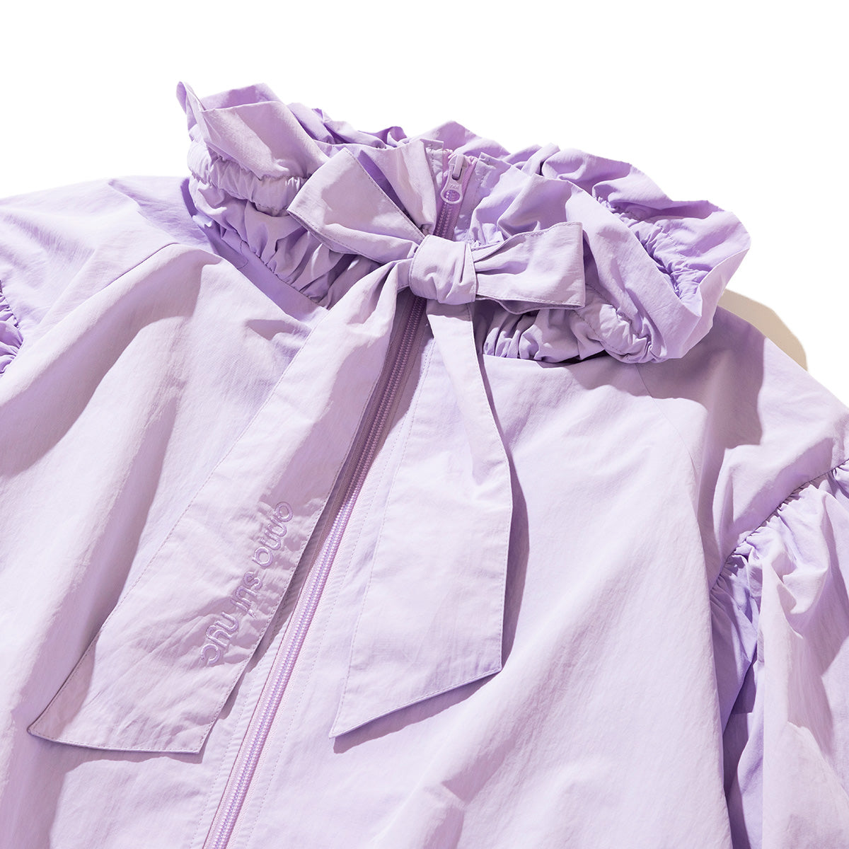 ANNA SUI NYC BLOOM BLOUSON アナスイ エヌワイシー ブルームブルゾン 16121364【レディース ライトアウター ブルゾン フリルデザイン ボリュームスリーブ 26SS】