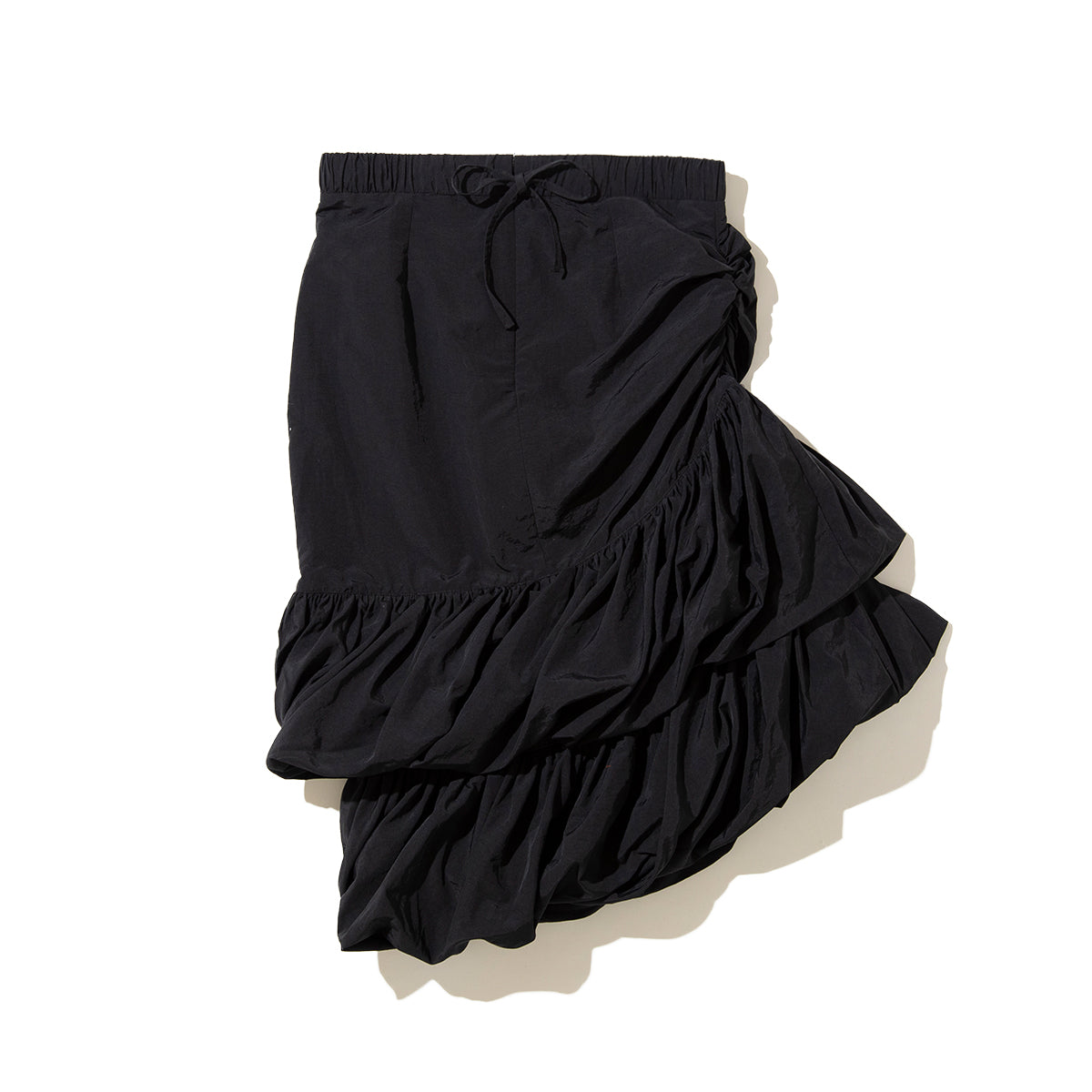 ANNA SUI NYC Goldfish Skirt アナスイ エヌワイシー ゴールドフィッシュスカート 16134382【レディース アシンメトリー ギャザー フリル 26SS】