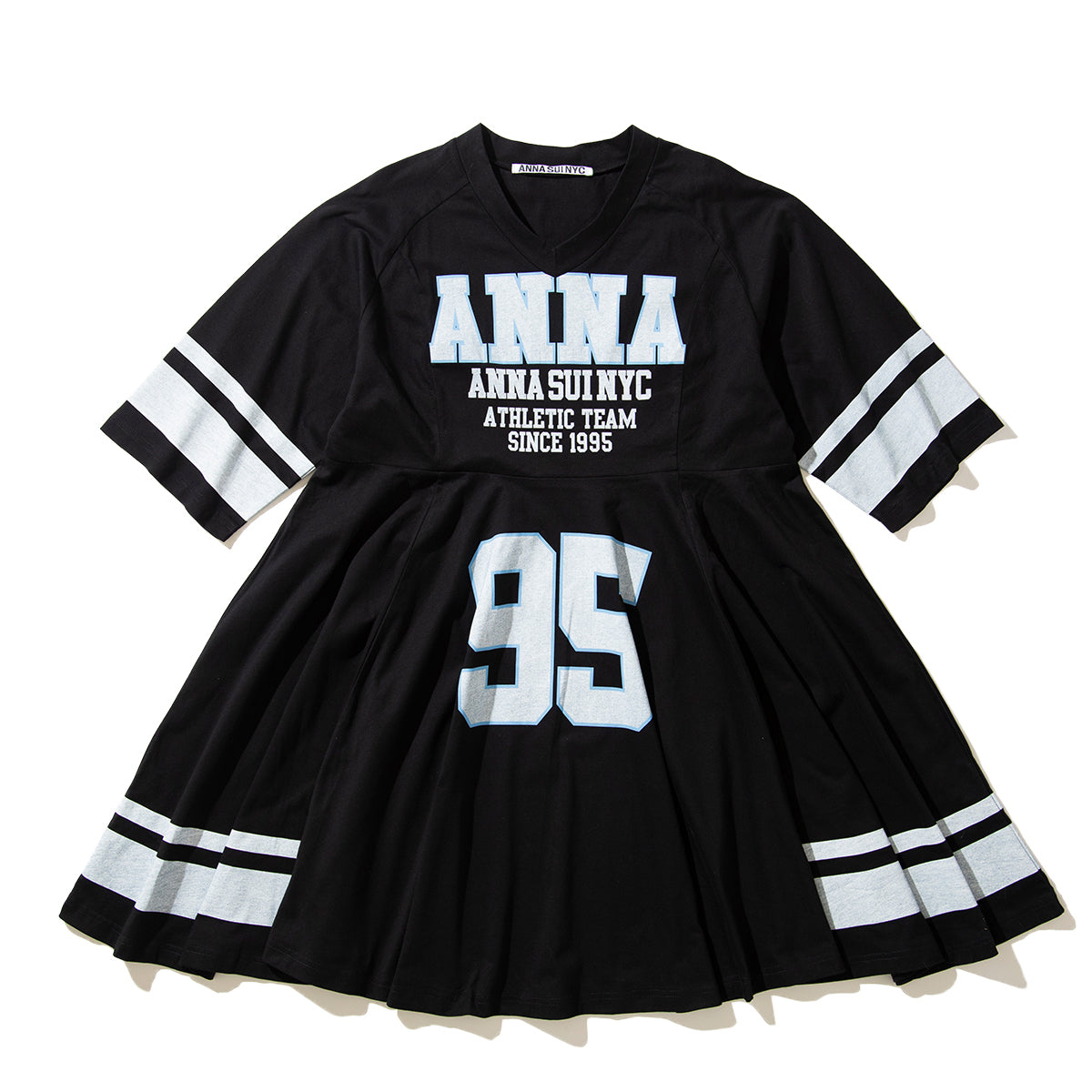 ANNA SUI NYC SPORTS T-SHIRT DRESS アナスイ エヌワイシー スポーツTシャツワンピース 16140385【レディース スポーツテイスト フレアシルエット スタイルアップ 26SS】
