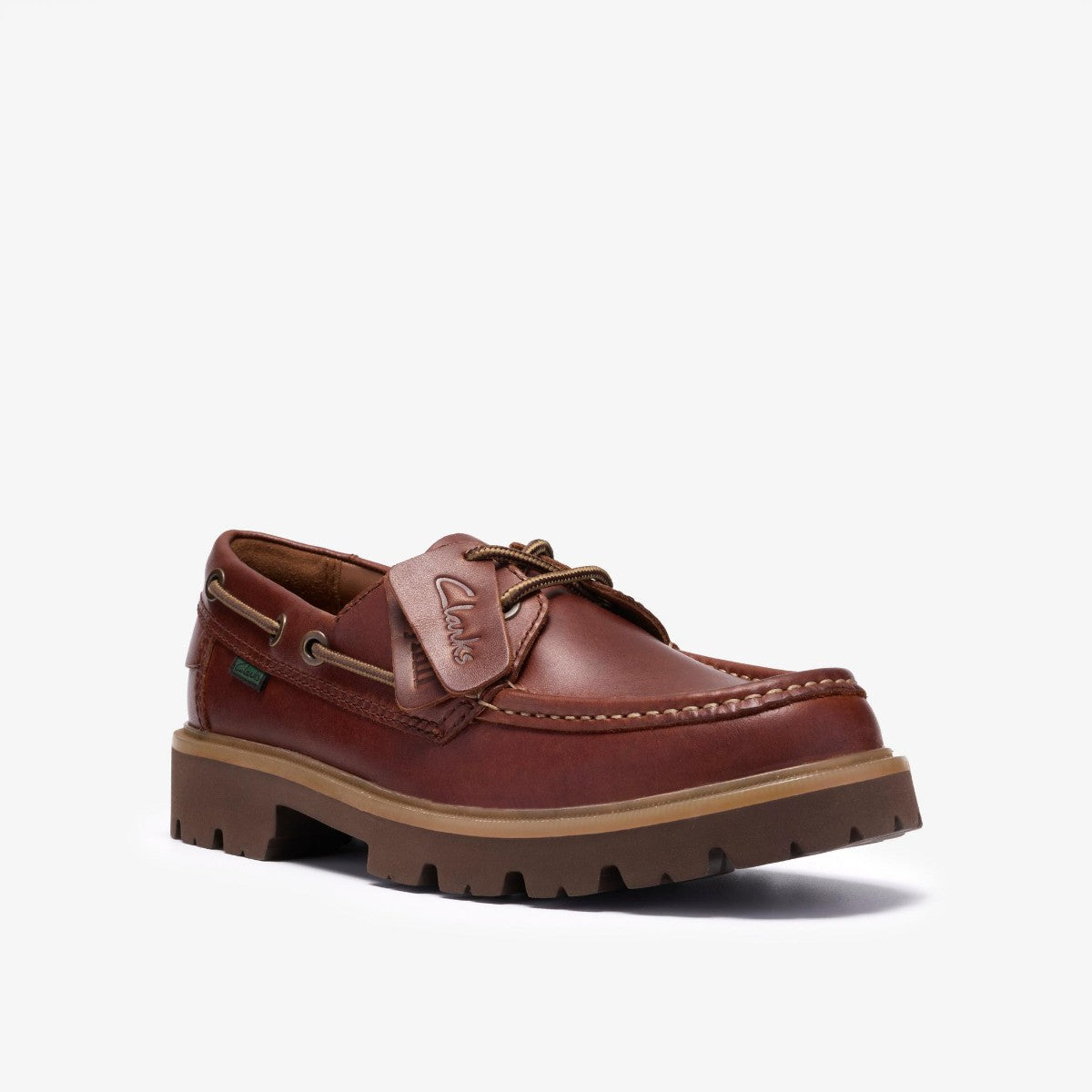 Clarks Cleyhill Boat クラークス クレイヒル ボート 26186176【メンズ ボートシューズ メンズシューズ レザーシューズ カジュアルシューズ 26SS】