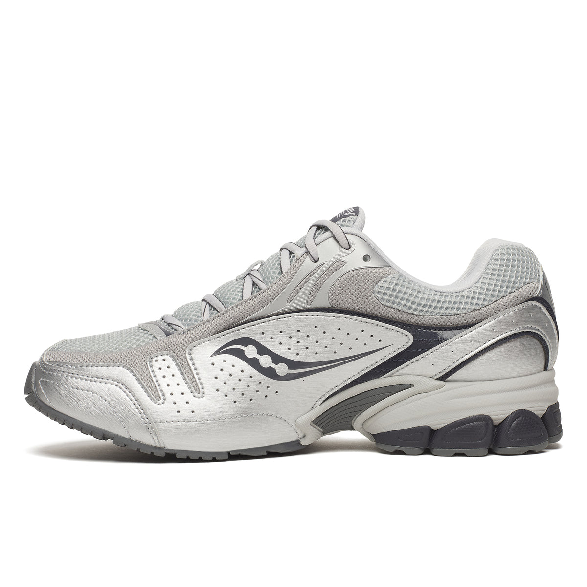 Saucony PROGRID V2 サッカニー プログリッド V2 S71023-7-SILVER-NAVY【メンズ ランニング トレーニング フィット感 通気性 クッション性 26SS】