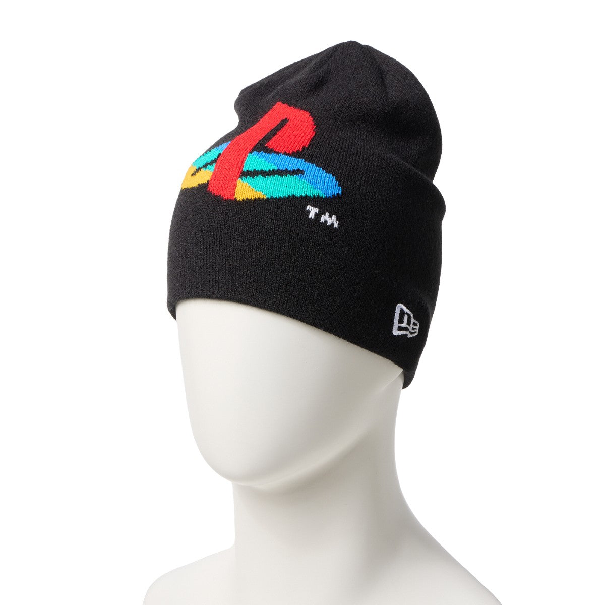 NEW ERA PLAYSTATION FAMILY MARK BASIC BEANIE ニューエラ プレイステーション ファミリーマーク ベーシック ビーニー 14693316【メンズ ニットキャップ 帽子 ロゴ コラボ 26SS】