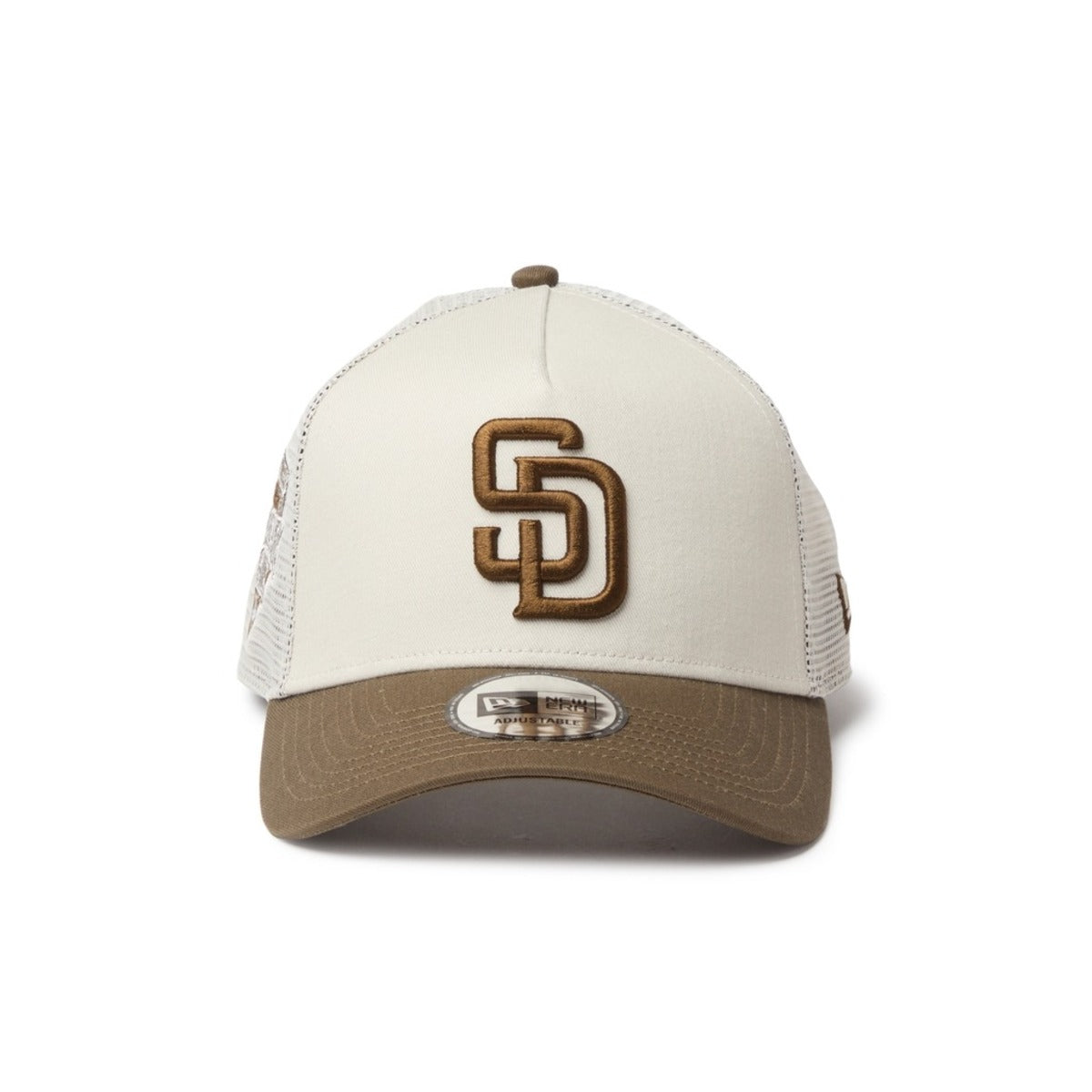 NEW ERA SAN DIEGO PADRES 1992 ALL STAR GAME SIDE PATCH 9FORTY A-FRAME TRUCKER ニューエラ サイド パッチ ナイン フォーティ エーフレーム トラッカー 14744879-108【メンズ メッシュキャップ カーブドバイザー 26FW】