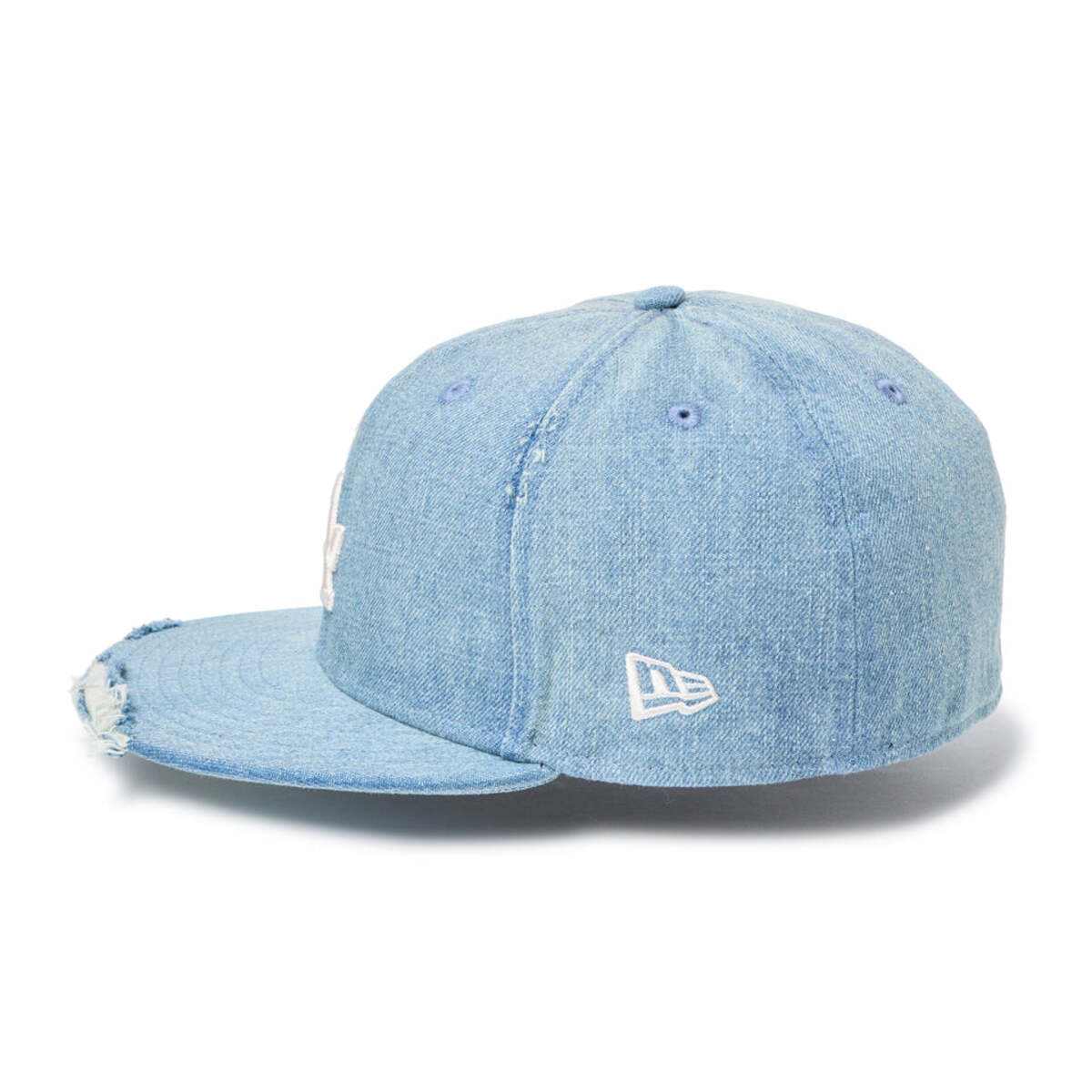 NEW ERA LOS ANGELES DODGERS DAMAGED 59FIFTY ニューエラ ダメージド フィフティナインフィフティ 14745174【メンズ キャップ 帽子 ベースボールキャップ リネン 春夏 26SS】