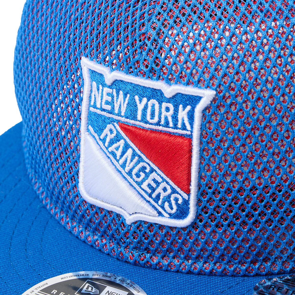 NEW ERA NHL NEW YORK RANGERS DOUBLE MESH RETRO CROWN 9FIFTY POWERED BY GORO NAKATSUGAWA (MIN-NANO) ニューエラ NHL NYC レンジャーズ ダブル メッシュ レトロ クラウン 9フィフティー 14880368【メンズ メッシュ 26SS】