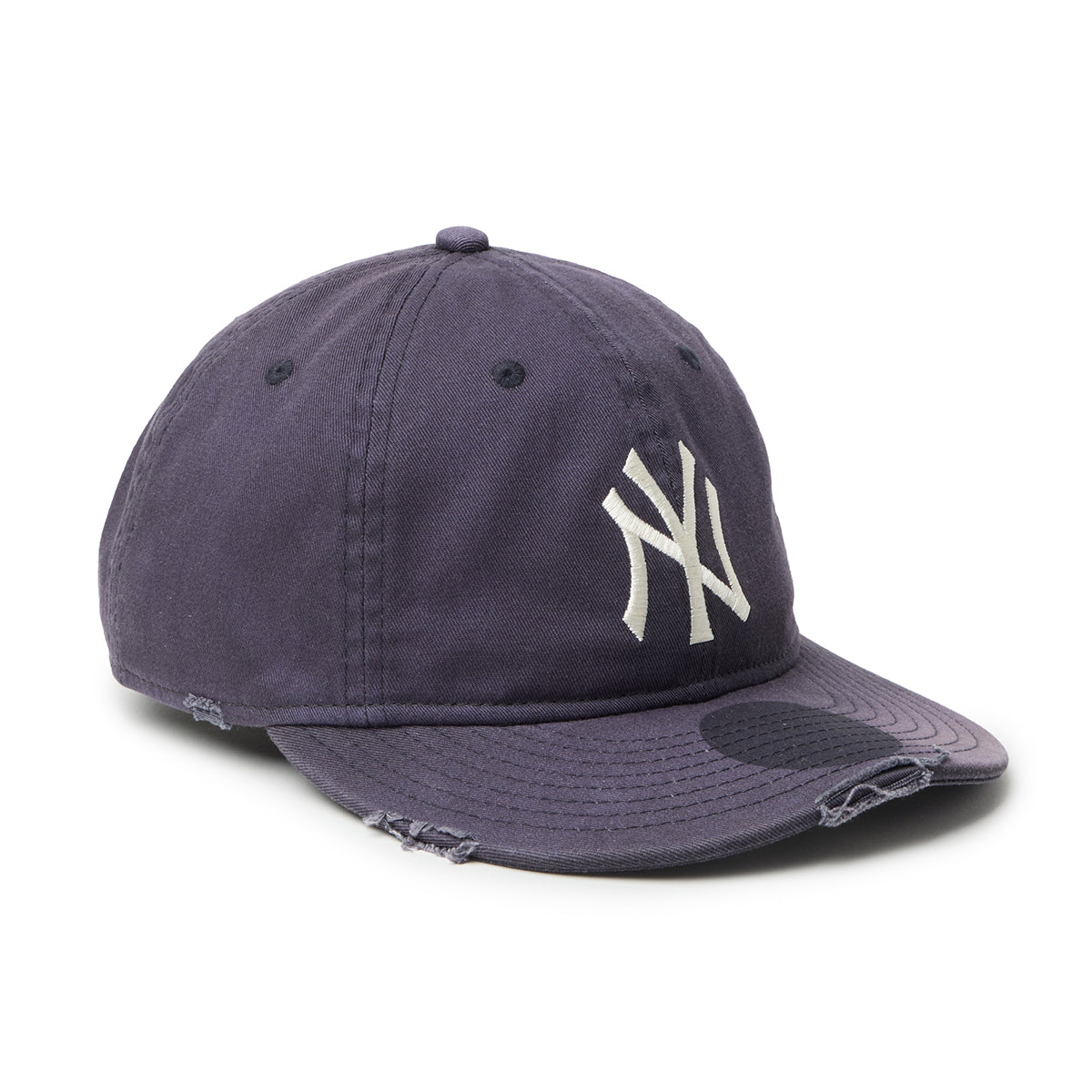 NEW ERA NEW YORK YANKEES DAMEGE PACKABLE VISOR 9THIRTY POWERED BY GORO NAKATSUGAWA (MIN-NANO) ニューエラ ニューヨーク ヤンキース ダメージ パッカブル バイザー 9サーティー 14880394【メンズ ダメージ キャップ 26SS】