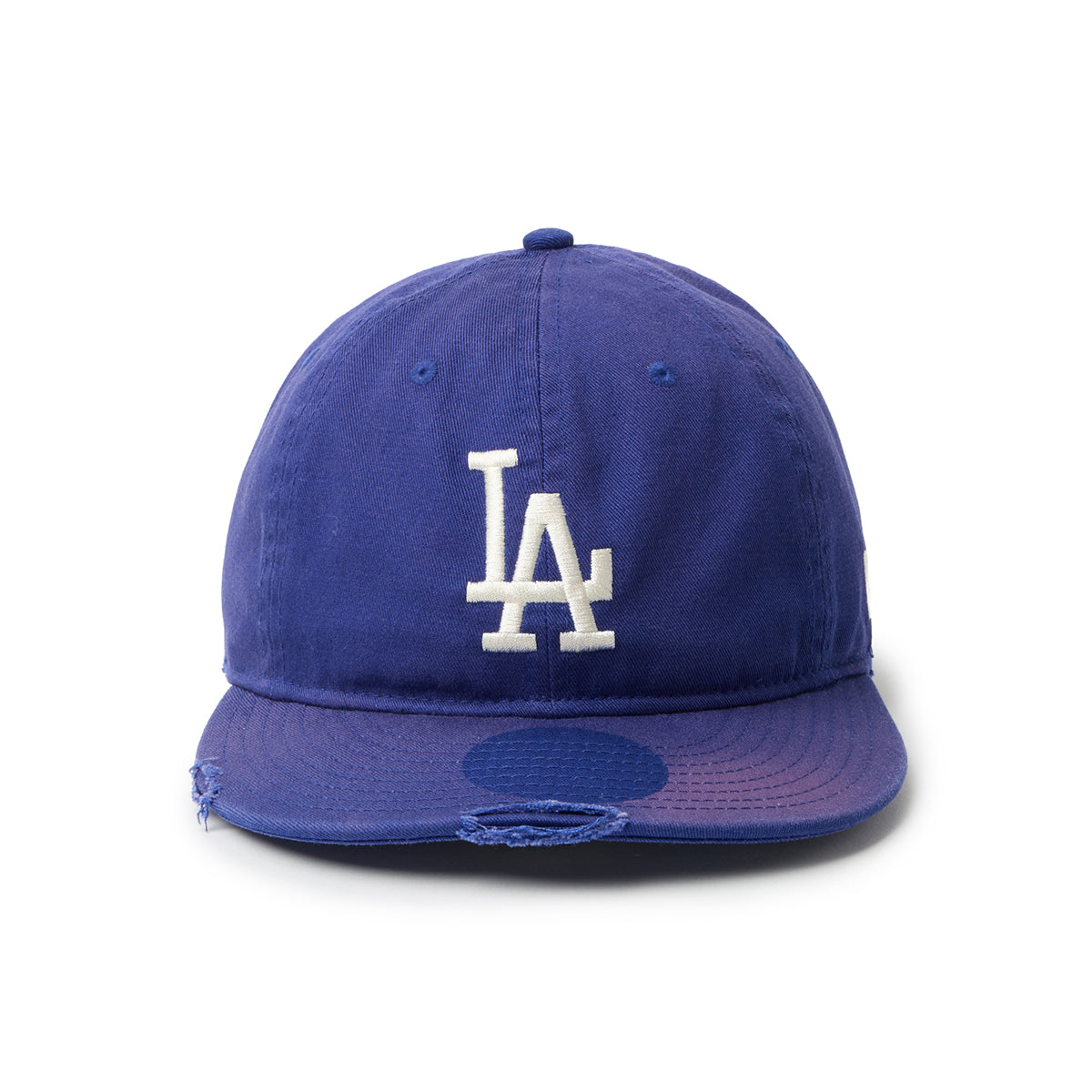 NEW ERA LOS ANGELES DODGERS DAMEGE PACKABLE VISOR 9THIRTY POWERED BY GORO NAKATSUGAWA (MIN-NANO) ニューエラ ロサンゼルス ドジャース ダメージ パッカブル バイザー 9サーティー 14880396【メンズ ダメージ キャップ 26SS】