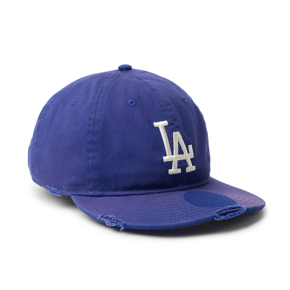 NEW ERA LOS ANGELES DODGERS DAMEGE PACKABLE VISOR 9THIRTY POWERED BY GORO NAKATSUGAWA (MIN-NANO) ニューエラ ロサンゼルス ドジャース ダメージ パッカブル バイザー 9サーティー 14880396【メンズ ダメージ キャップ 26SS】