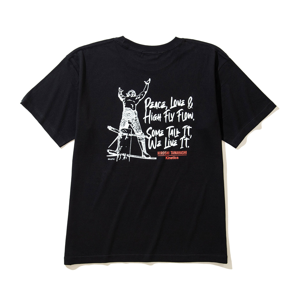 HIROSHI TANAHASHI TANAHASHI S/S T-SHIRTS by Kinetics 棚橋弘至 棚橋弘至 ショートスリーブ Tシャツ by キネティクス KASPHT01【メンズ Tシャツ 半袖 コラボ 受注生産 26SS】