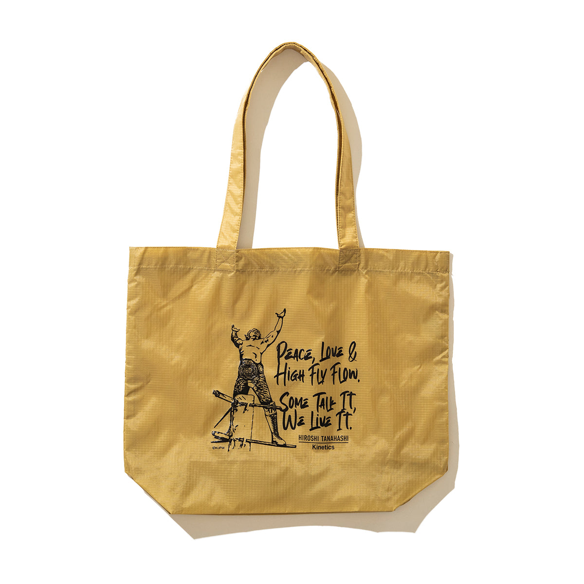 HIROSHI TANAHASHI TANAHASHI NYLON TOTE BAG by Kinetics 棚橋弘至 棚橋弘至 ナイロン トートバッグ by キネティクス KASPHT02【メンズ トートバッグ 鞄 コラボ 受注生産 26SS】