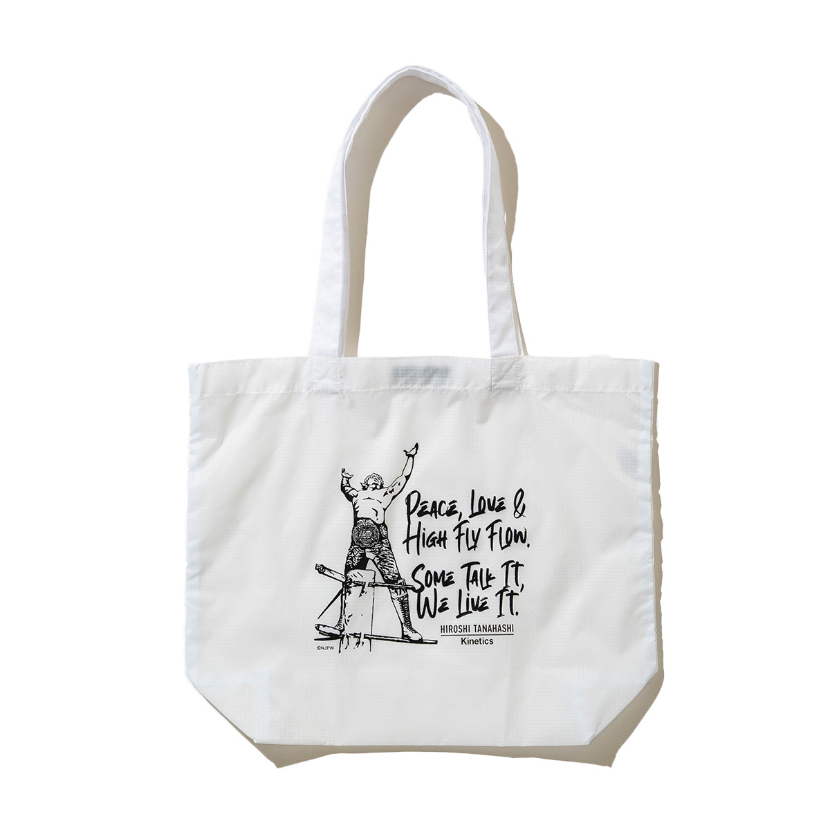 HIROSHI TANAHASHI TANAHASHI NYLON TOTE BAG by Kinetics 棚橋弘至 棚橋弘至 ナイロン トートバッグ by キネティクス KASPHT02【メンズ トートバッグ 鞄 コラボ 受注生産 26SS】