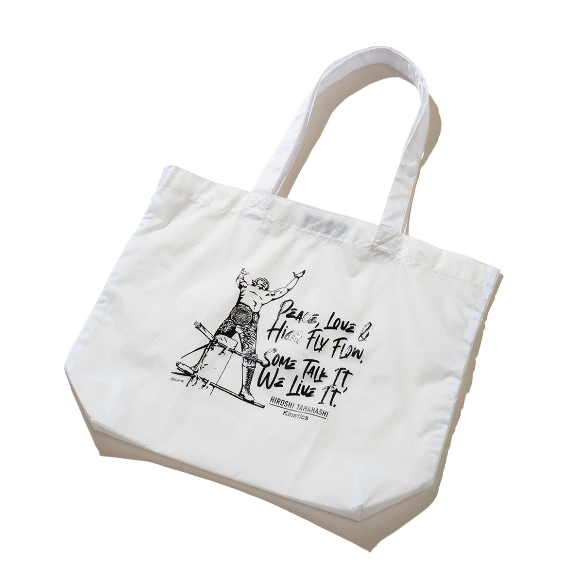 HIROSHI TANAHASHI TANAHASHI NYLON TOTE BAG by Kinetics 棚橋弘至 棚橋弘至 ナイロン トートバッグ by キネティクス KASPHT02【メンズ トートバッグ 鞄 コラボ 受注生産 26SS】