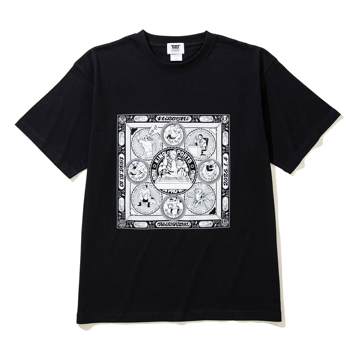 HIROSHI TANAHASHI TANAHASHI S/S T-SHIRTS (RUTSUBO x YU SUDA) 棚橋弘至 棚橋弘至 ショートスリーブ Tシャツ R-TANAHASHI-TS【メンズ Tシャツ コラボ 受注生産 26SS】