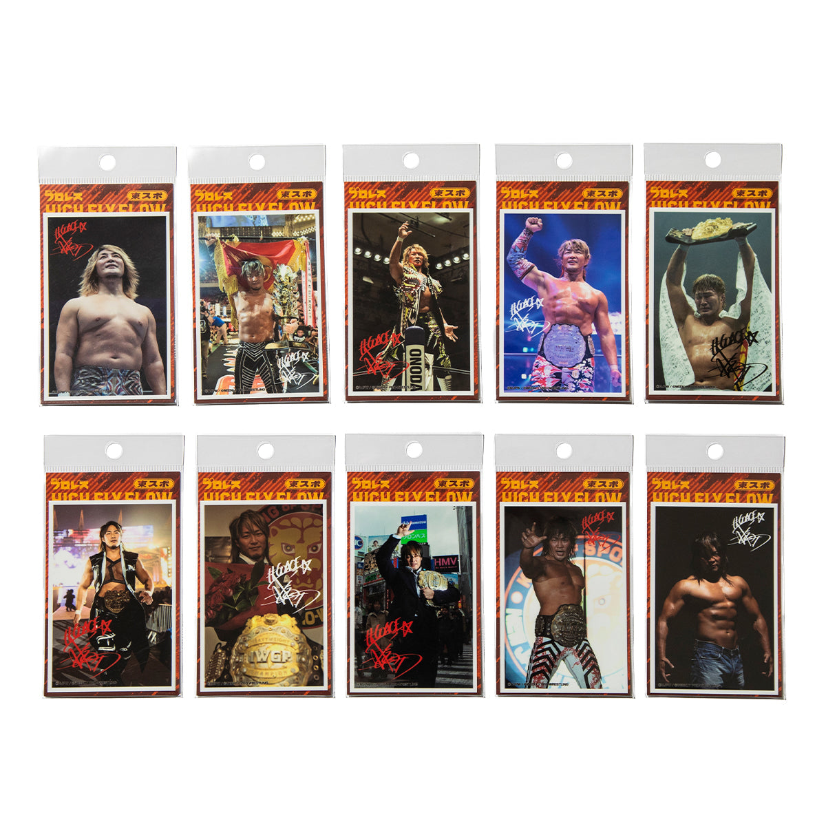 HIROSHI TANAHASHI 棚橋弘至×週プロ ステッカーセット 棚橋弘至 棚橋弘至×週プロ ステッカーセット T-S-S-SET【メンズ ステッカー コラボ 受注生産 26SS】