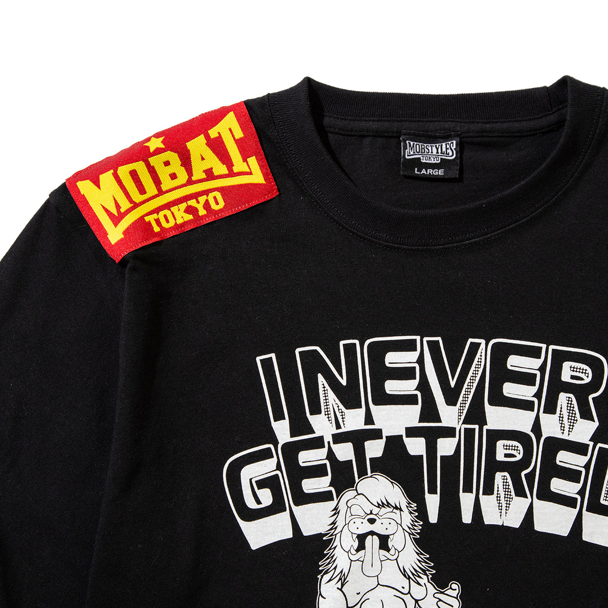 HIROSHI TANAHASHI TANAHASHI x MOB L/S Tee 棚橋弘至 棚橋弘至 x MOB ロングスリーブTシャツ MOBTN02【メンズ Tシャツ 長袖 コラボ 受注生産 26SS】