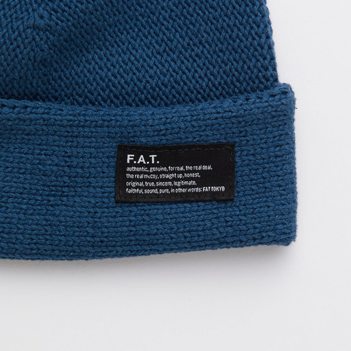 FAT FOBBLE エフエイティー フォブル F32610-CP02【メンズ ニットキャップ コットンニット 手編み 厚手 防寒 カジュアル 26SS】