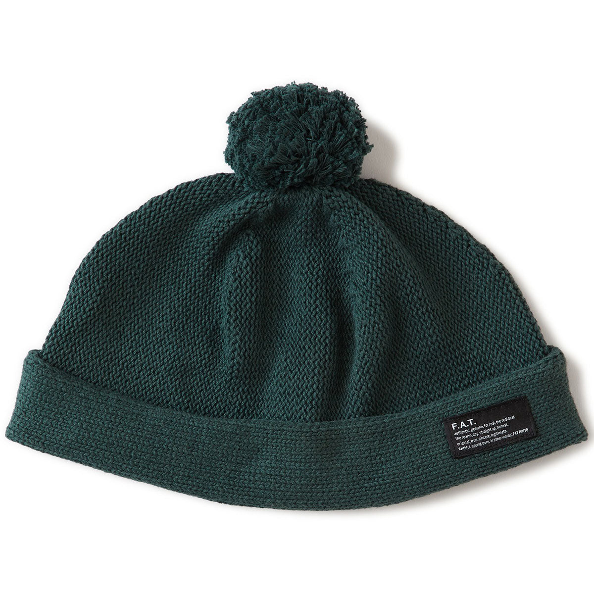 FAT FOBBLE エフエイティー フォブル F32610-CP02【メンズ ニットキャップ コットンニット 手編み 厚手 防寒 カジュアル 26SS】