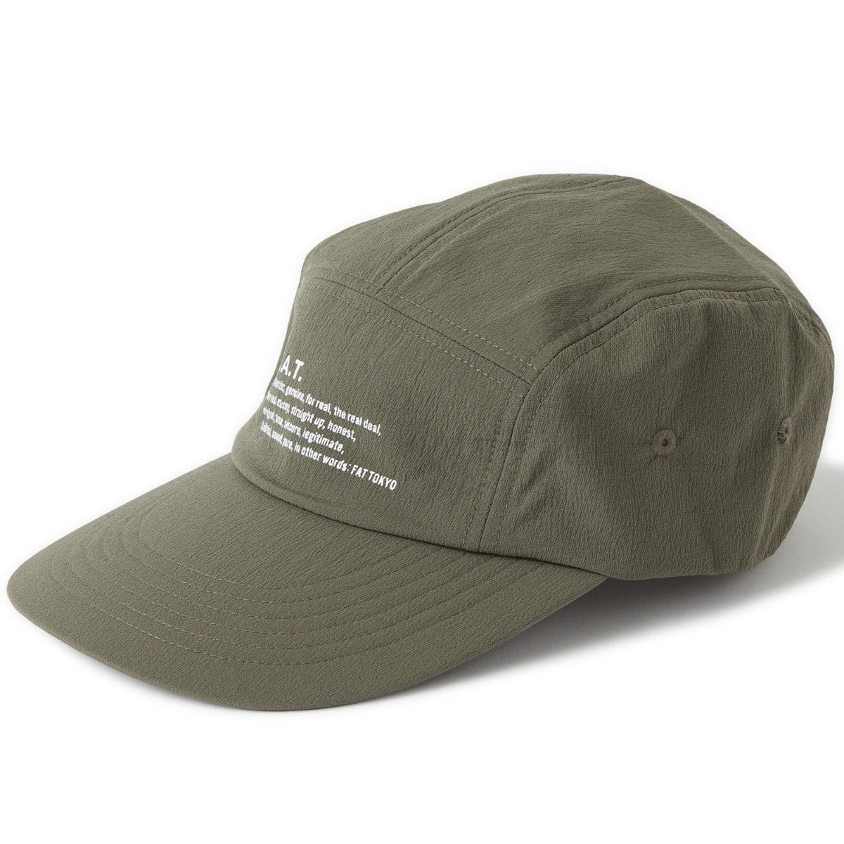 FAT LEMOS エフエイティー レモス F32610-CP05【メンズ キャップ ナイロン素材 ストレッチ素材 ベーシックデザイン 軽量 26SS】