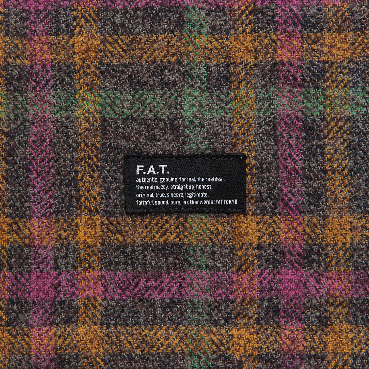 FAT HEATHERCROP エフエイティー ヘザークロップ F32610-SH01【メンズ ネルシャツ ワークシャツ チェックシャツ ビッグシルエット 厚手 26SS】