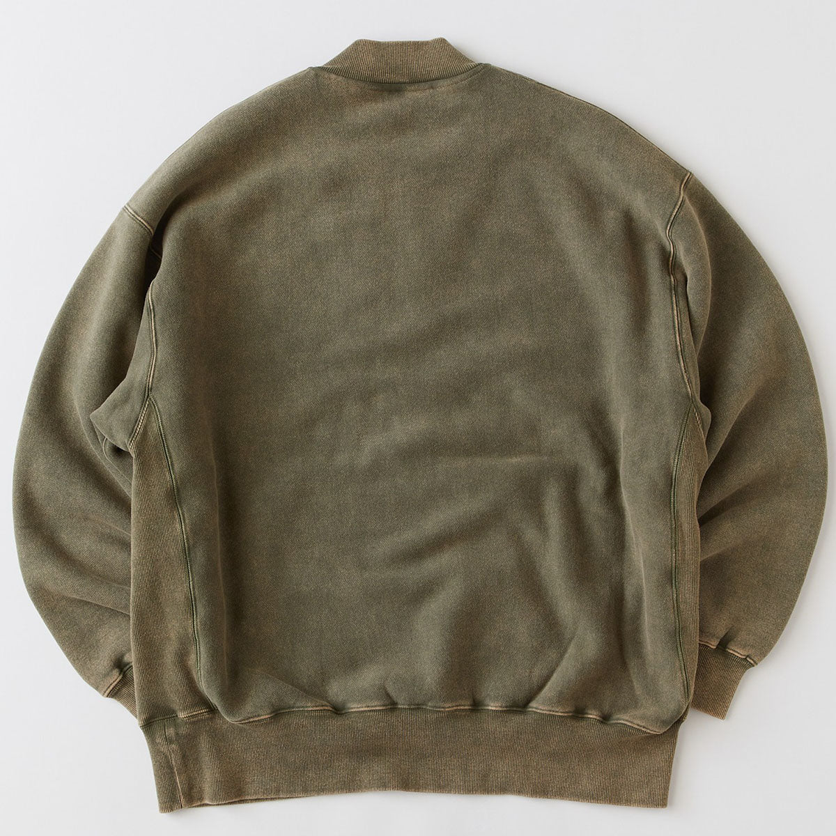 FAT FACID.HALF エフエイティー ファシッド.ハーフ F32610-SW09【メンズ ハーフジップ スウェット トレーナー 裏毛 26SS】