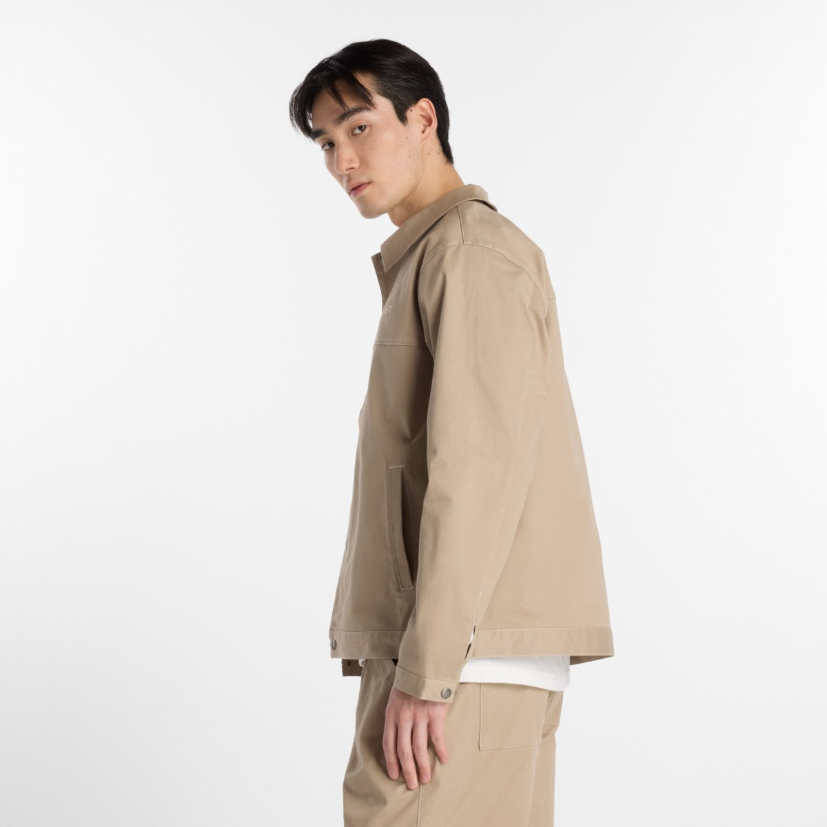 New Balance 大谷翔平 Signature Woven Twill Lined Jacket ニューバランス 大谷翔平シグネチャーウーブンツイルラインドジャケット MJ61628【メンズ ツイルジャケット リラックスフィット コットン素材 26SS】