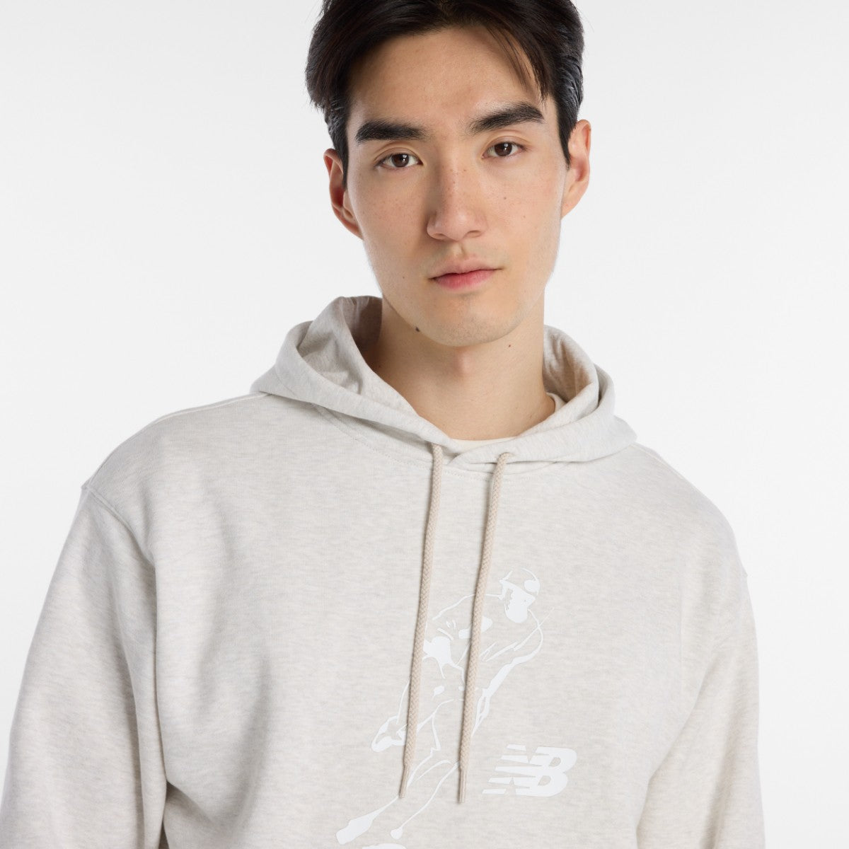 New Balance 大谷翔平 Always On Logo Hoodie ニューバランス 大谷翔平オールウェイズオンロゴフーディ MT6180F【メンズ フーディ リラックスフィット コットン素材 26SS】