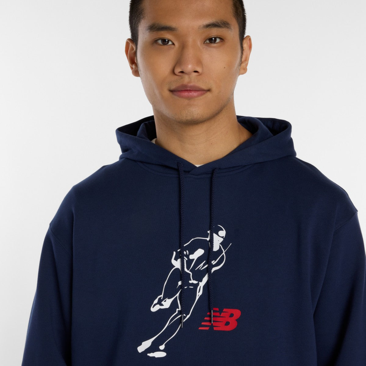 New Balance 大谷翔平 Always On Logo Hoodie ニューバランス 大谷翔平オールウェイズオンロゴフーディ MT6180F【メンズ フーディ リラックスフィット コットン素材 26SS】