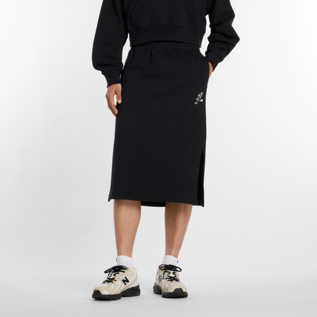 New Balance 大谷翔平 Women's Always On Skirt ニューバランス 大谷翔平ウィメンズオールウェイズオンスカート WB61C3C【レディース リラックスフィット デイリーユース フリース素材 26SS】