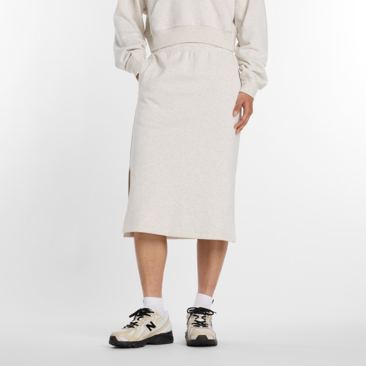 New Balance 大谷翔平 Women's Always On Skirt ニューバランス 大谷翔平ウィメンズオールウェイズオンスカート WB61C3C【レディース リラックスフィット デイリーユース フリース素材 26SS】