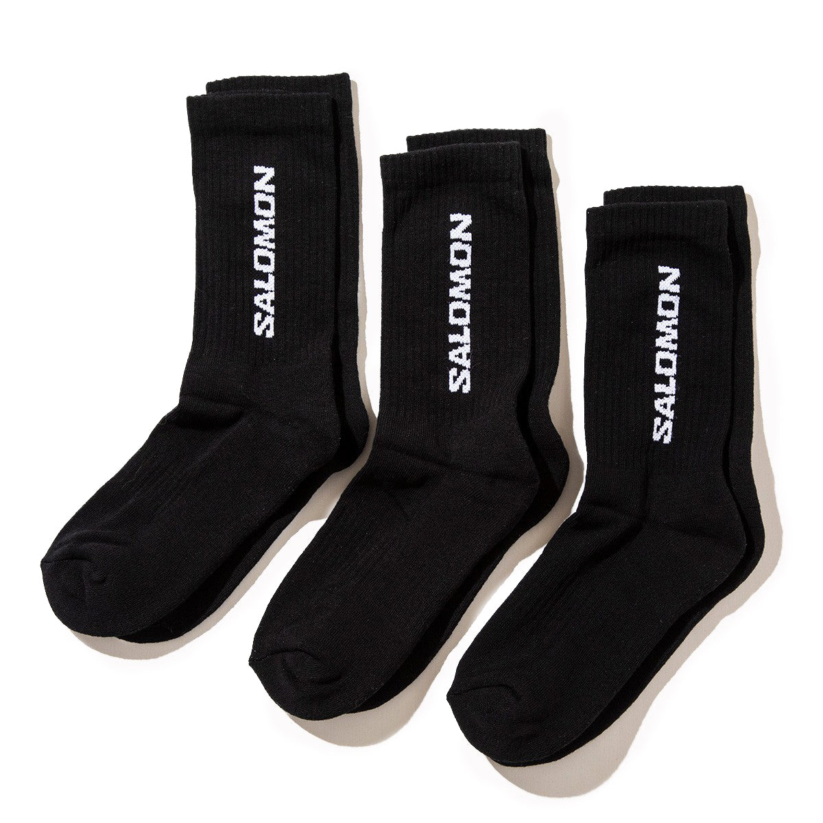 SALOMON EVERYDAY CREW 3-PACK サロモン エブリデイ クルー 3枚組 LC2086【メンズ 快適 天然素材 耐久性 衝撃吸収 26SS】