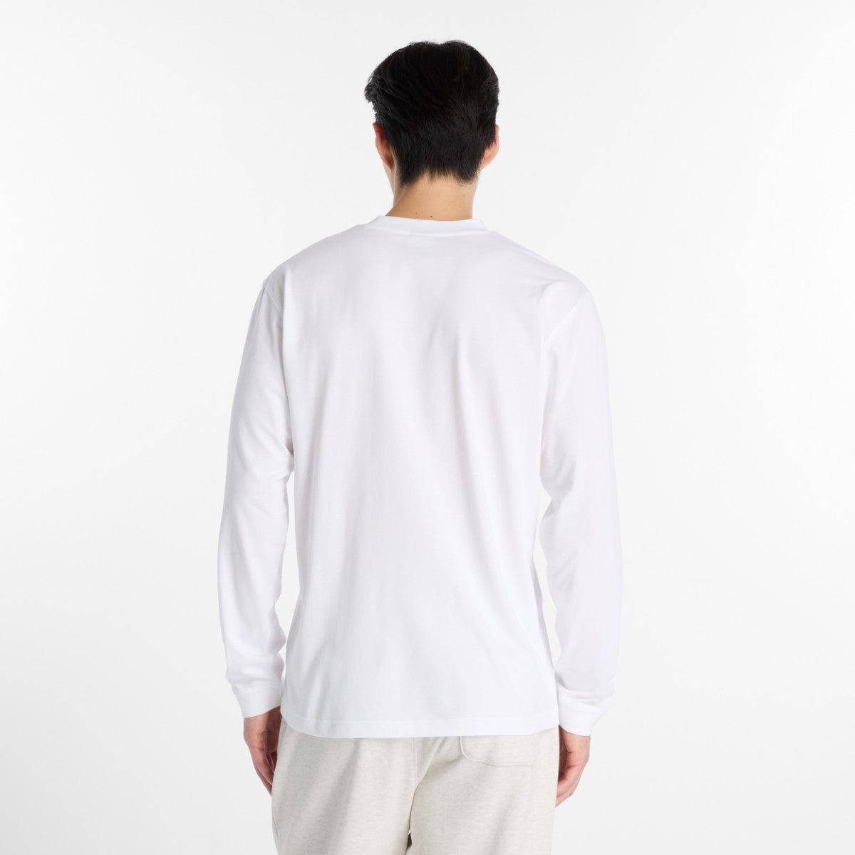 New Balance 大谷翔平 Always On Logo Long Sleeve T-Shirt ニューバランス 大谷翔平オールウェイズオンロゴ長袖Tシャツ MT6129G【メンズ 長袖 速乾素材 クルーネック コットンブレンド 26SS】
