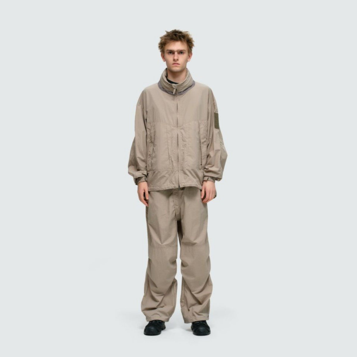 WILD THINGS LIGHT SHORT MONSTER PARKA ワイルドシングス ライト ショート モンスターパーカー WT26001SK【メンズ モンスターパーカー ショート丈 ミリタリージャケット 春アウター 撥水ジャケット 26SS】