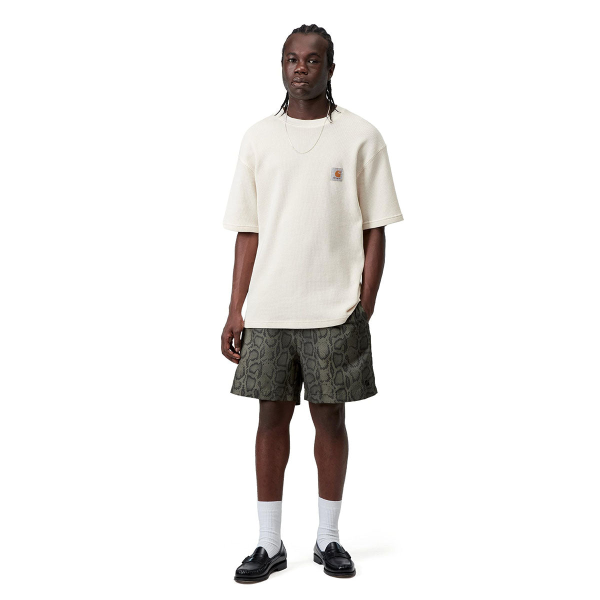 Carhartt WIP SLATER SWIM TRUNKS カーハートワークインプログレス スレーター スイム トランクス I035063【メンズ スイムトランクス 撥水 ポリエステル グラフィックプリント イージーショーツ 26SS】