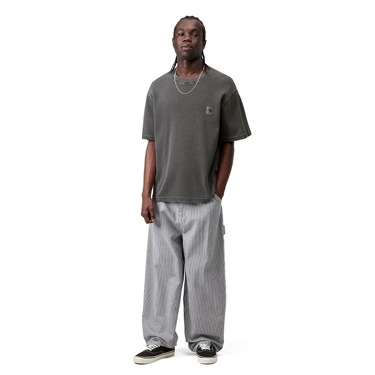 Carhartt WIP S/S NELSON WAFFLE T-SHIRT カーハートワークインプログレス ショートスリーブネルソンワッフルTシャツ I036185【メンズ ワッフル生地 ヘビーウェイト コットンTシャツ ルーズフィット 26SS】