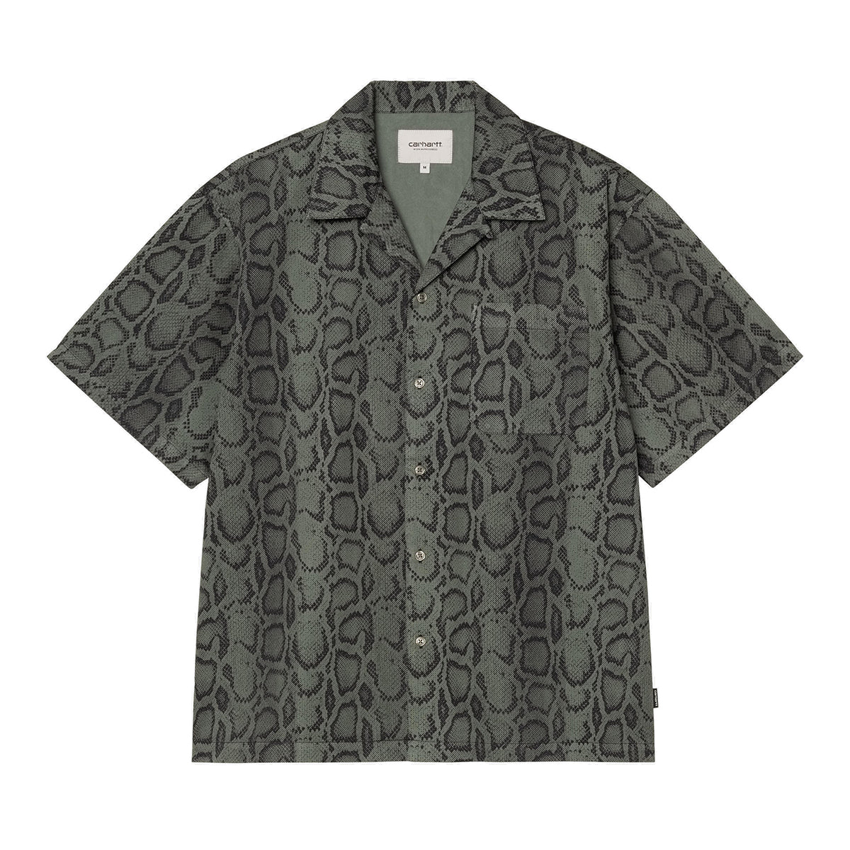 Carhartt WIP SNAKE CAMO SHIRT カーハートワークインプログレス スネークカモシャツ I036275【メンズ ルーズフィット カジュアル シャツ メンズ 春夏 長袖 軽量 26SS】