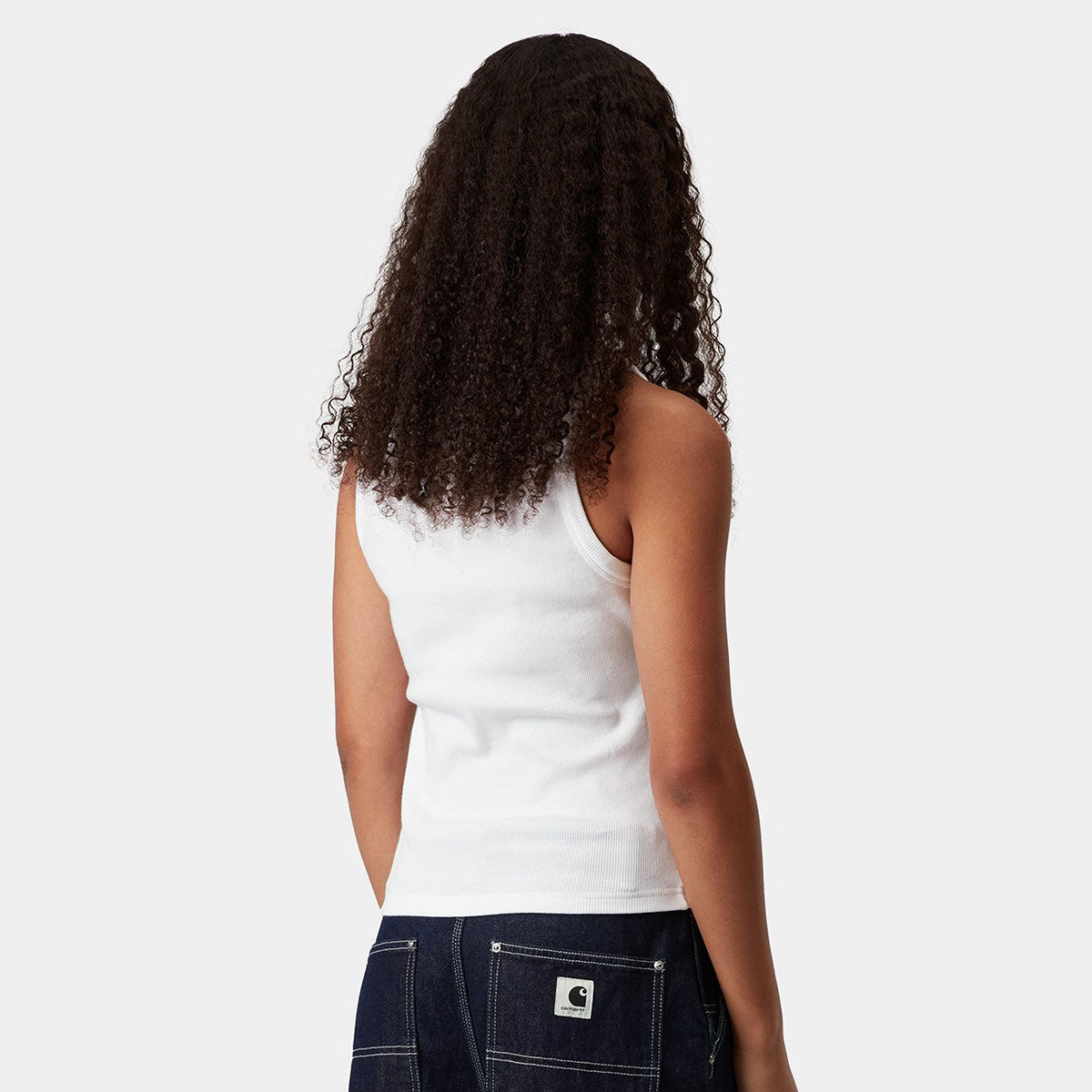 Carhartt WIP WOMEN'S PHILIPS A-SHIRT カーハートワークインプログレス ウィメンズフィリップスAシャツ I034624【レディース リブニット ストレッチコットン タンクトップ レーサーバック 26SS】