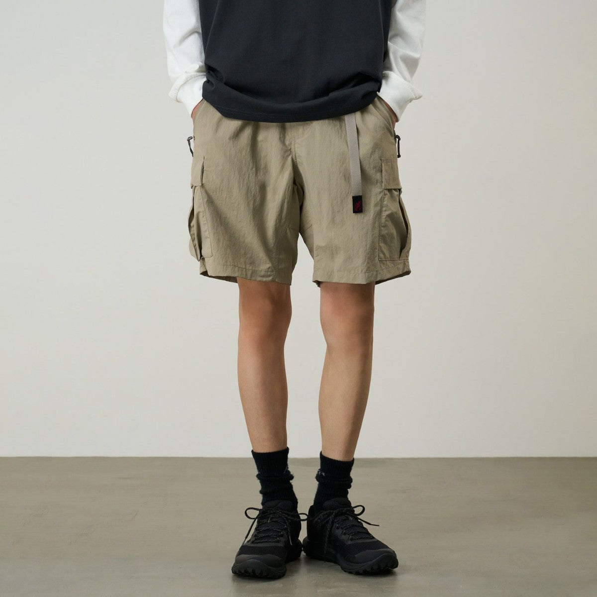 Gramicci NYLON EXPLORER CARGO SHORT グラミチ ナイロン エクスプローラー カーゴショーツ G5SM-P094【メンズ ナイロン素材 防水 UVカット 26SS】