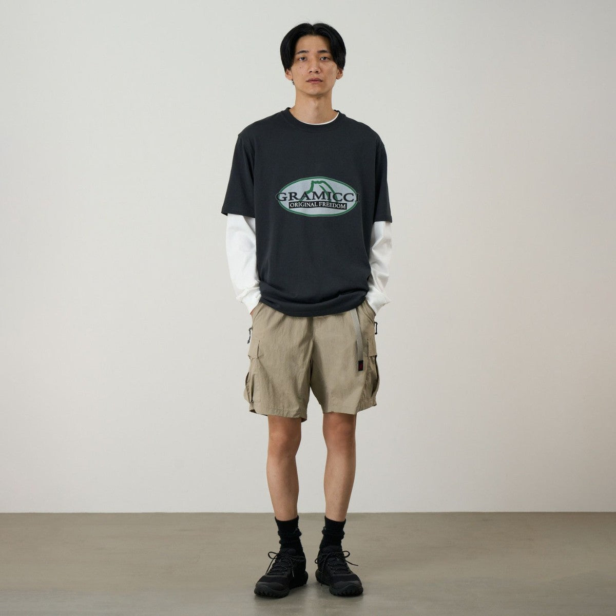 Gramicci NYLON EXPLORER CARGO SHORT グラミチ ナイロン エクスプローラー カーゴショーツ G5SM-P094【メンズ ナイロン素材 防水 UVカット 26SS】