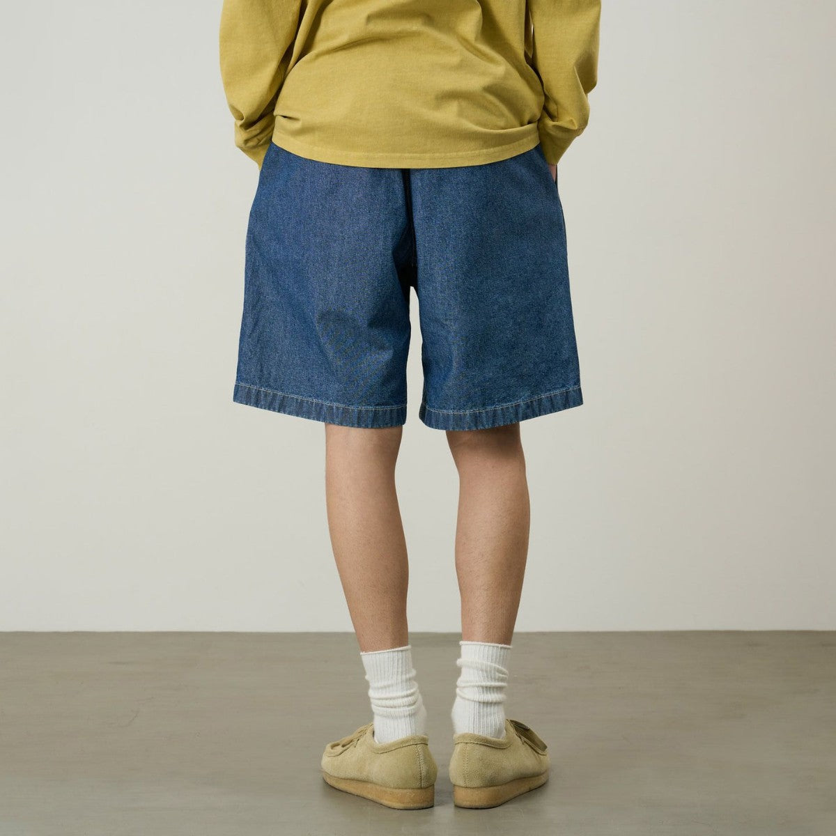 Gramicci JAPANESE CHAMBRAY SHORT グラミチ ジャパニーズ シャンブレー ショーツ G6SM-P013【メンズ デニム素材 ハーフパンツ 26SS】
