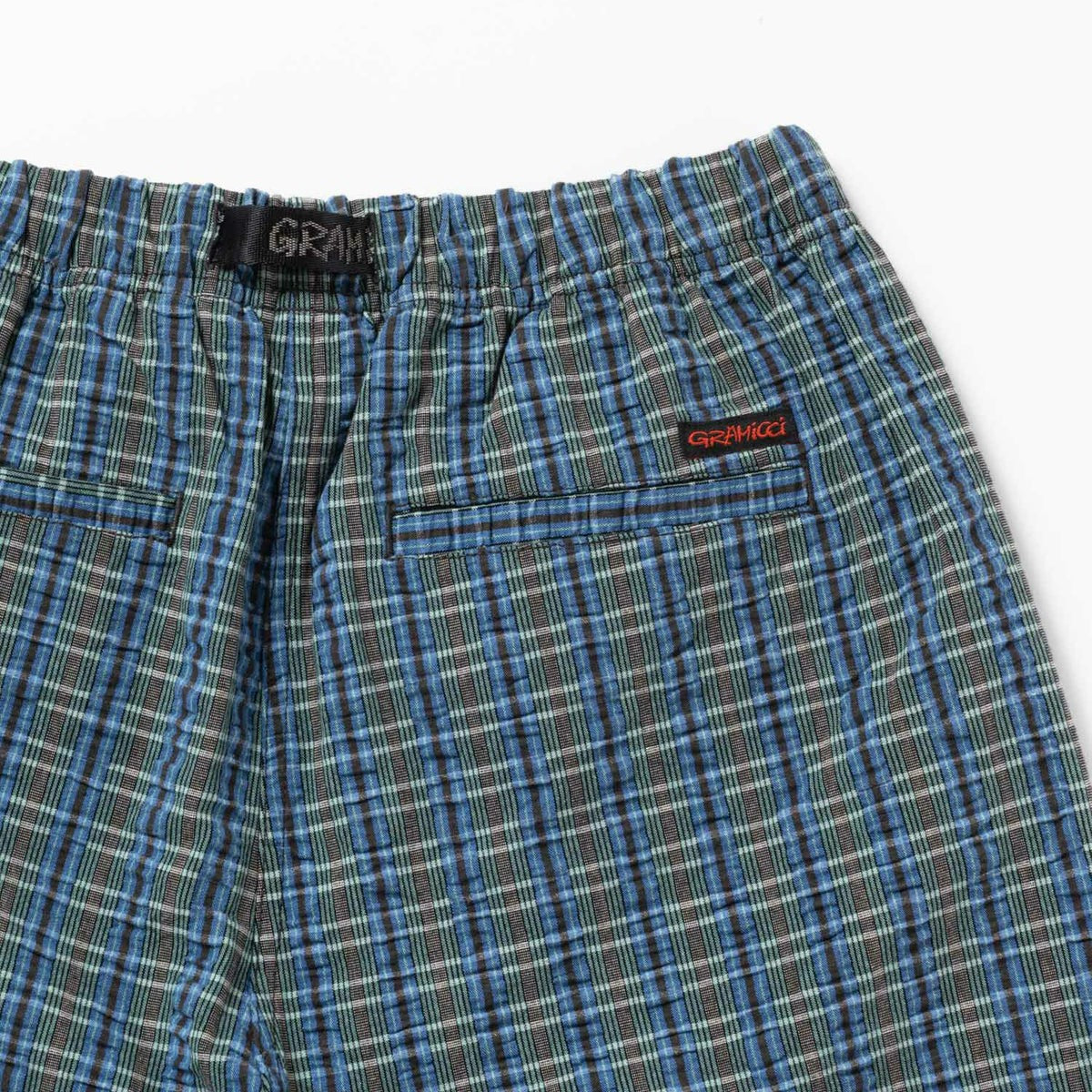 Gramicci O.G. G-SHORT SEERSUCKER PLAID グラミチ O.G. Gショーツ シアサッカー プレイド G6SM-P022【メンズ チェック柄 ハーフパンツ 26SS】