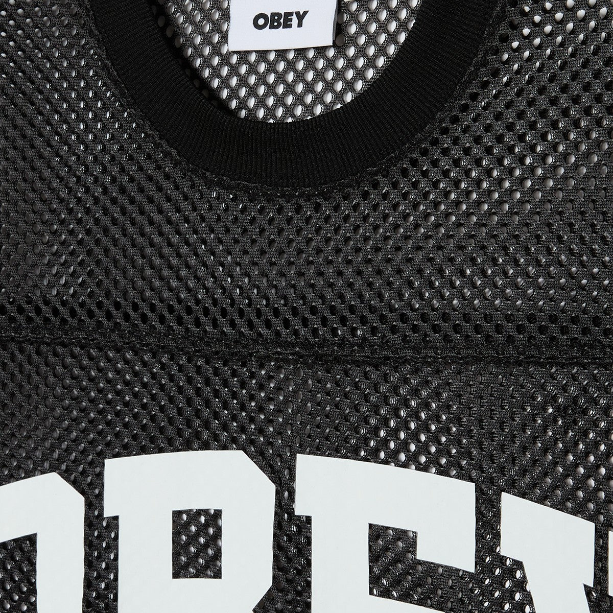 OBEY COLLEGIATE PRACTICE JERSEY オベイ コレジエイト プラクティス ジャージー 131080375【メンズ スクリーンプリント メッシュ素材 26SS】