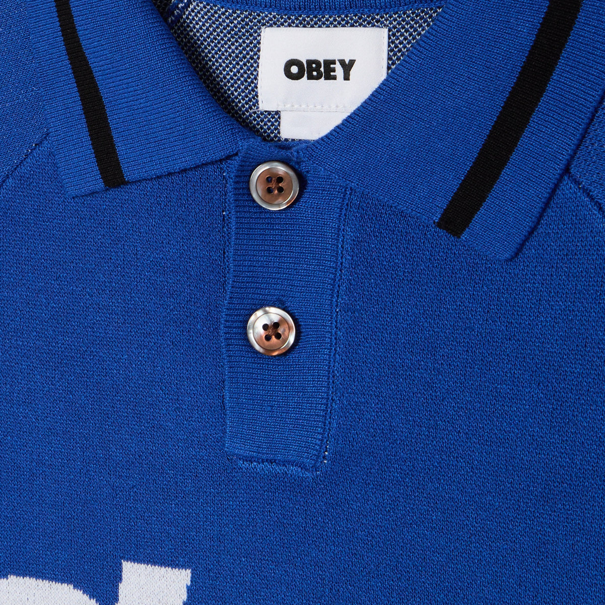 OBEY SPORT POLO SWEATER オベイ スポーツ ポロ セーター 151000125【メンズ 半袖 リラックスフィット レーヨン素材 26SS】