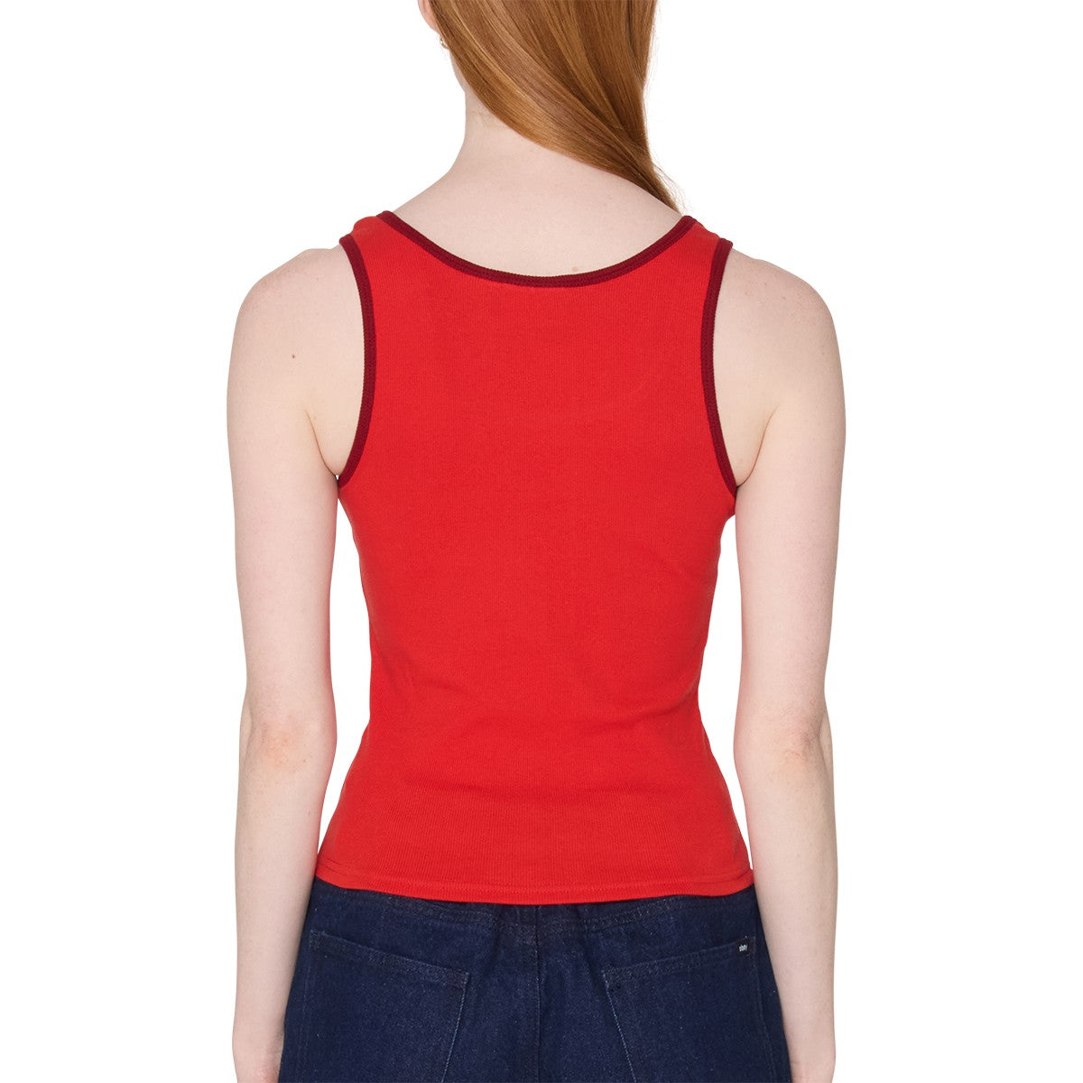 OBEY LOREN RIB TANK オベイ ローレン リブ タンク 234050152【レディース コットン素材 リブネック タンクトップ 26SS】