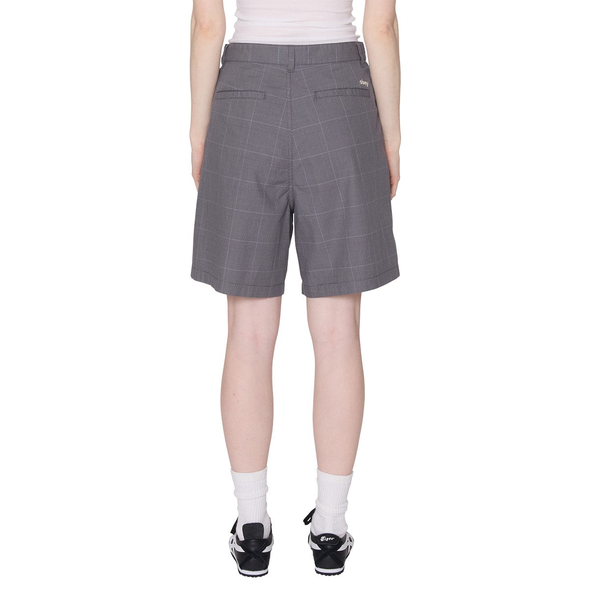 OBEY OLIVIA PLAID SHORT オベイ オリビア プレイド ショーツ 272100060【レディース チェック柄 コットン素材 リラックス 26SS】