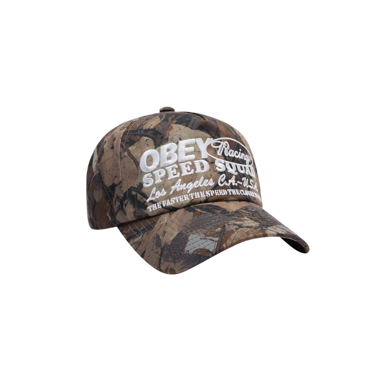 OBEY SPEED SQUAD 5 PANEL SNAPBACK オベイ スピード スクワッド 5パネル スナップバック 100490154FNCO26U【メンズ キャップ 刺繍ロゴ ポリエステル素材 26SS】