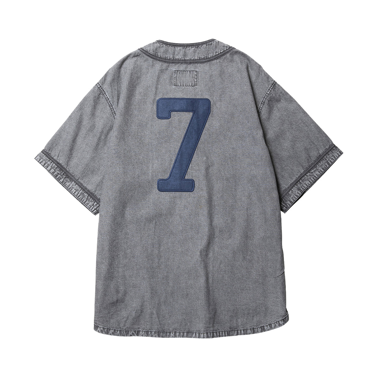 Liberaiders CHAMBRAY BASEBALL SHIRT リベレイダース シャンブレー ベースボール シャツ 732012601【メンズ ベースボールシャツ ブリーチ加工 ポケット 26SS】