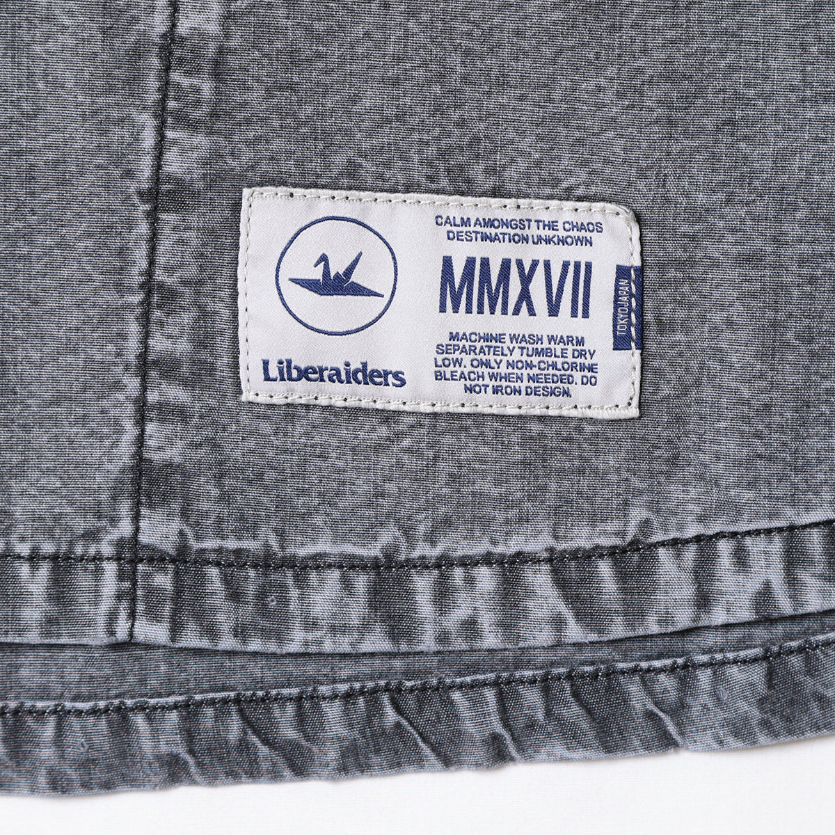 Liberaiders CHAMBRAY BASEBALL SHIRT リベレイダース シャンブレー ベースボール シャツ 732012601【メンズ ベースボールシャツ ブリーチ加工 ポケット 26SS】