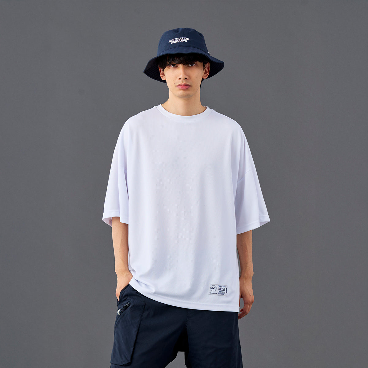 Liberaiders HALF SLEEVE TECH CREW リベレイダース ハーフスリーブ テック クルー 736032601【メンズ 半袖 吸水速乾性 裏メッシュ生地 26SS】