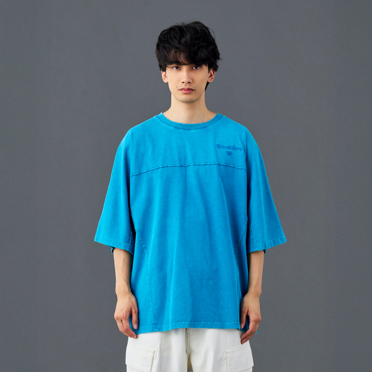 Liberaiders PIGMENT DYED DOLMAN SLEEVE TEE リベレイダース ピグメントダイ ドルマンスリーブ ティー 736042601【メンズ ドルマンスリーブTシャツ ビッグシルエットTシャツ 刺繍Tシャツ 26SS】