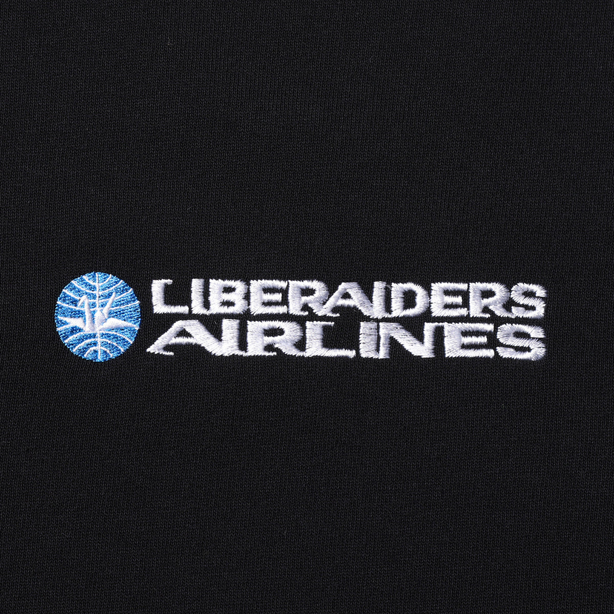 Liberaiders AIRLINE HEAVY WEIGHT TEE リベレイダース エアライン ヘビーウェイト ティー 736242601【メンズ 半袖 ゆったりシルエット 刺繍 26SS】